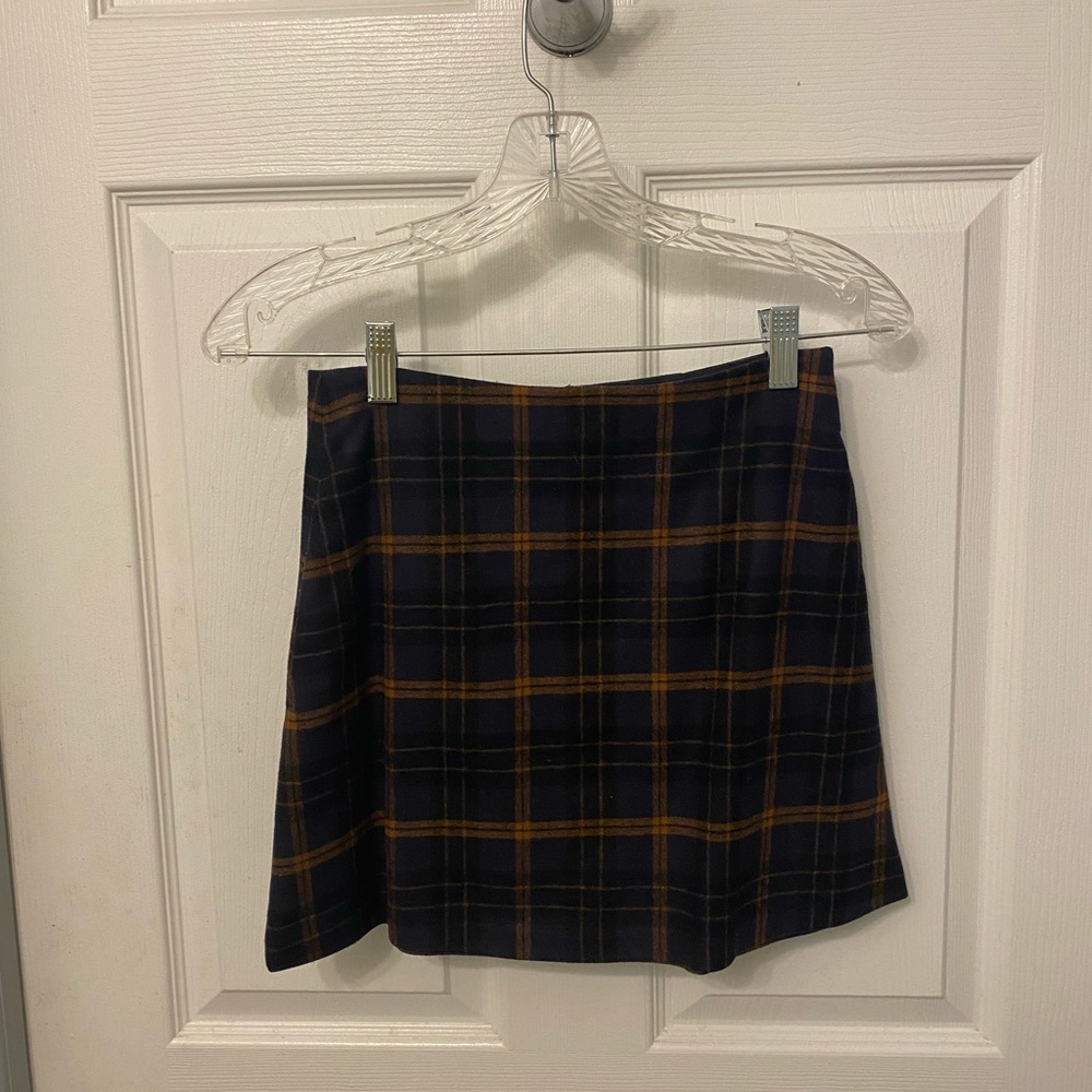 Aritzia plaid miniskirt